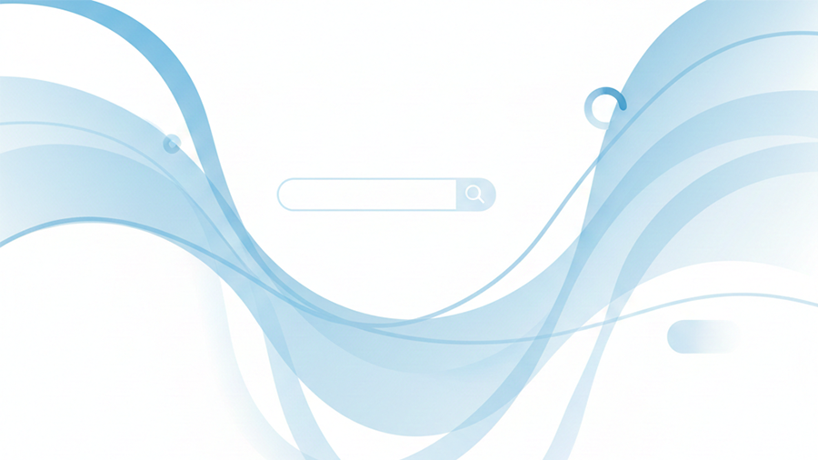 Abstract illustration representing invisible UX through seamless interface flow